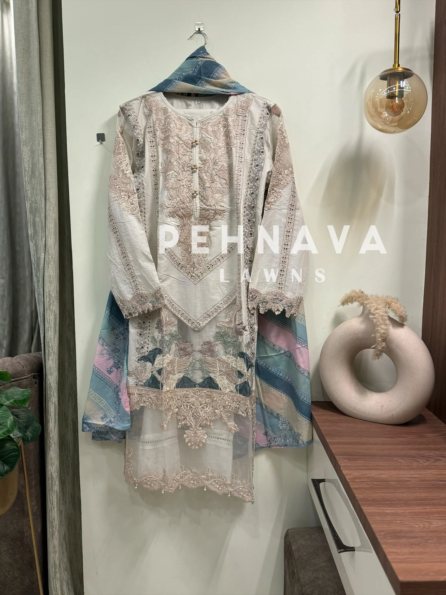 Paki embroidered suit -cs - Image 12