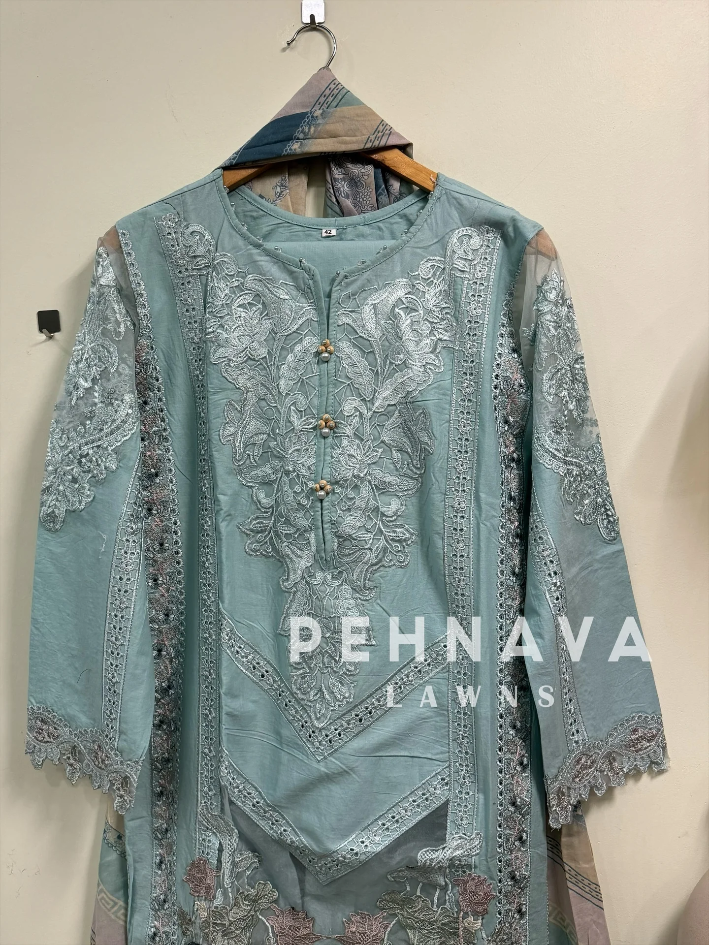 Paki embroidered suit -cs - Image 15