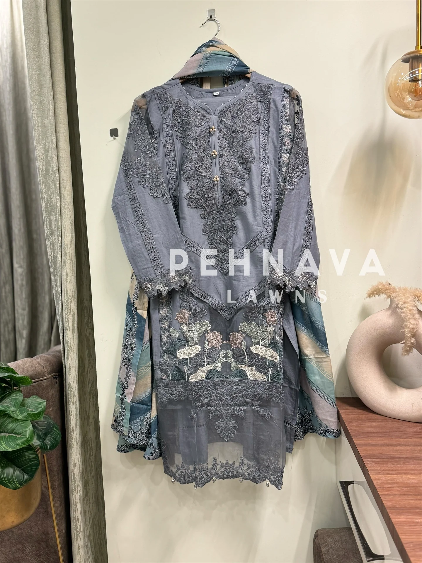 Paki embroidered suit -cs - Image 17