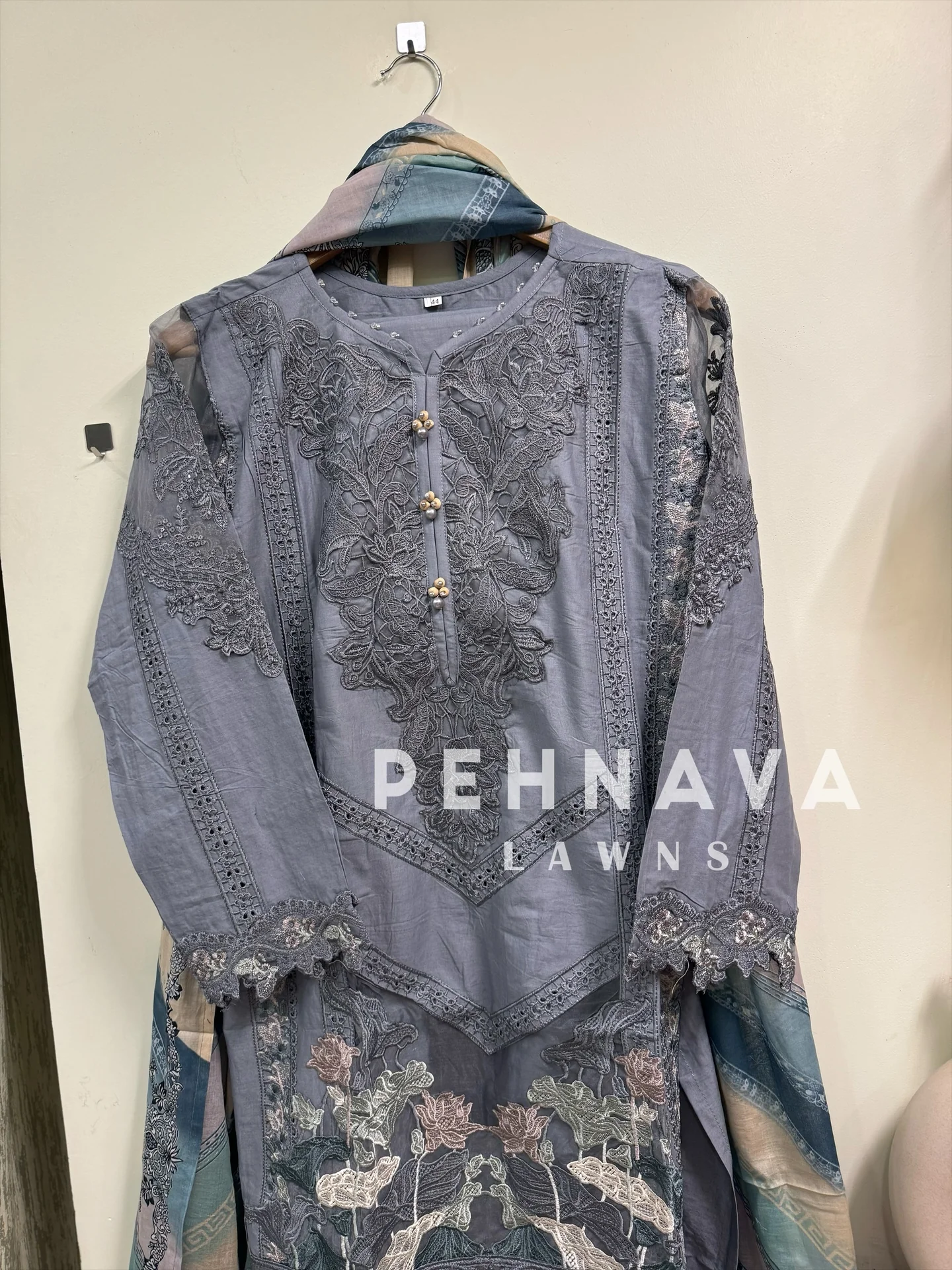 Paki embroidered suit -cs - Image 18