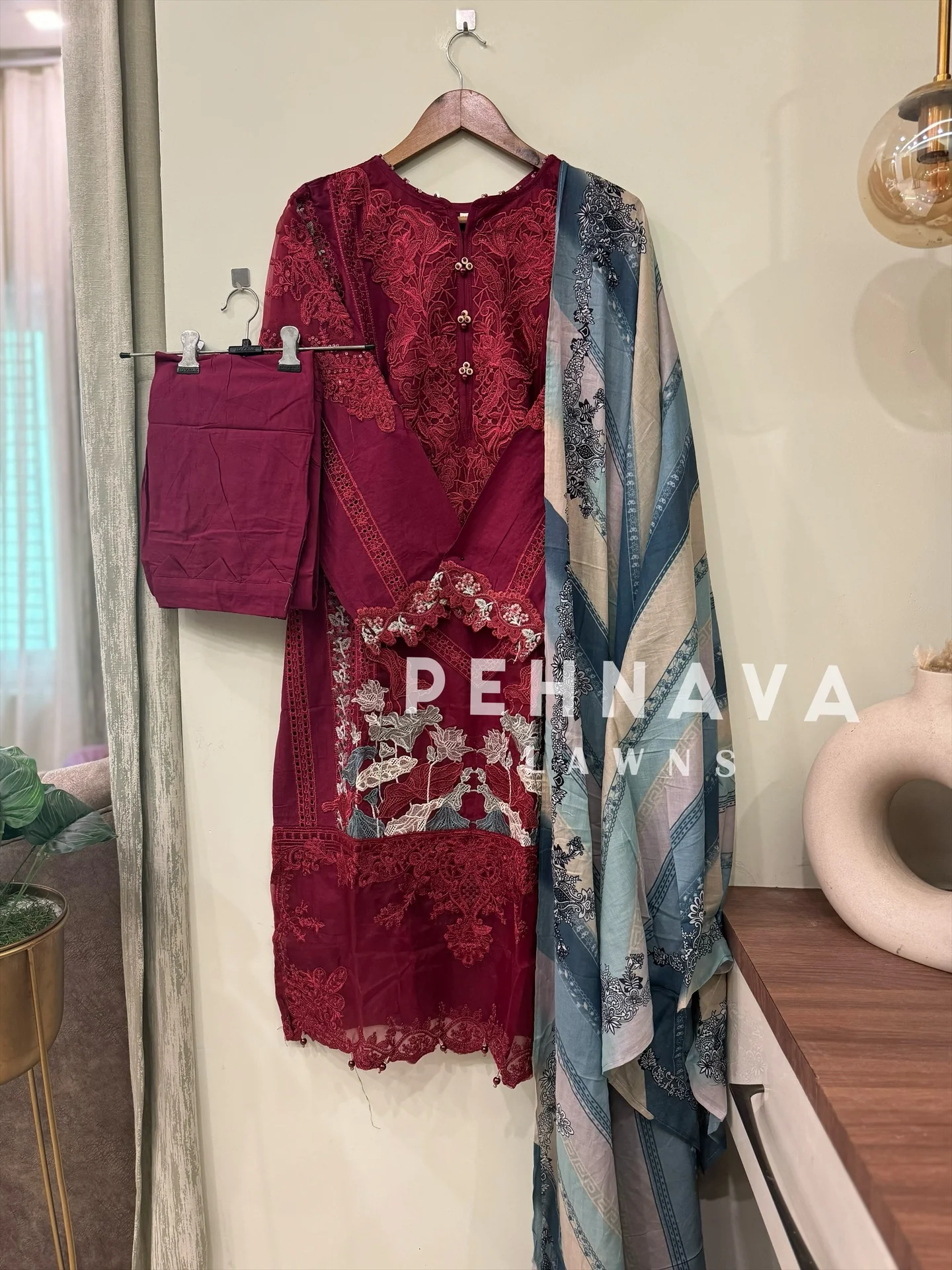 Paki embroidered suit -cs - Image 28