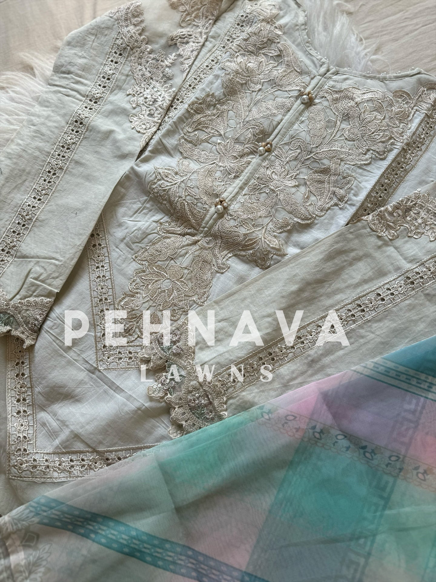 Paki embroidered suit -cs - Image 3