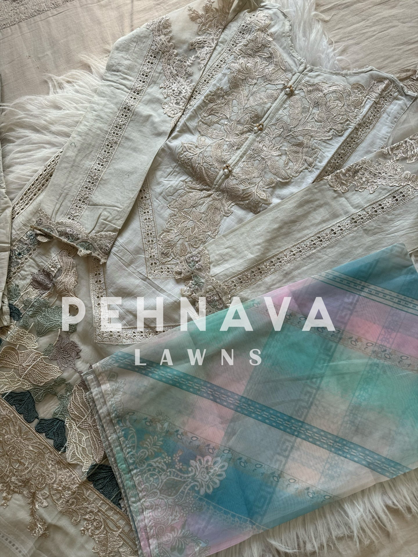 Paki embroidered suit -cs - Image 6