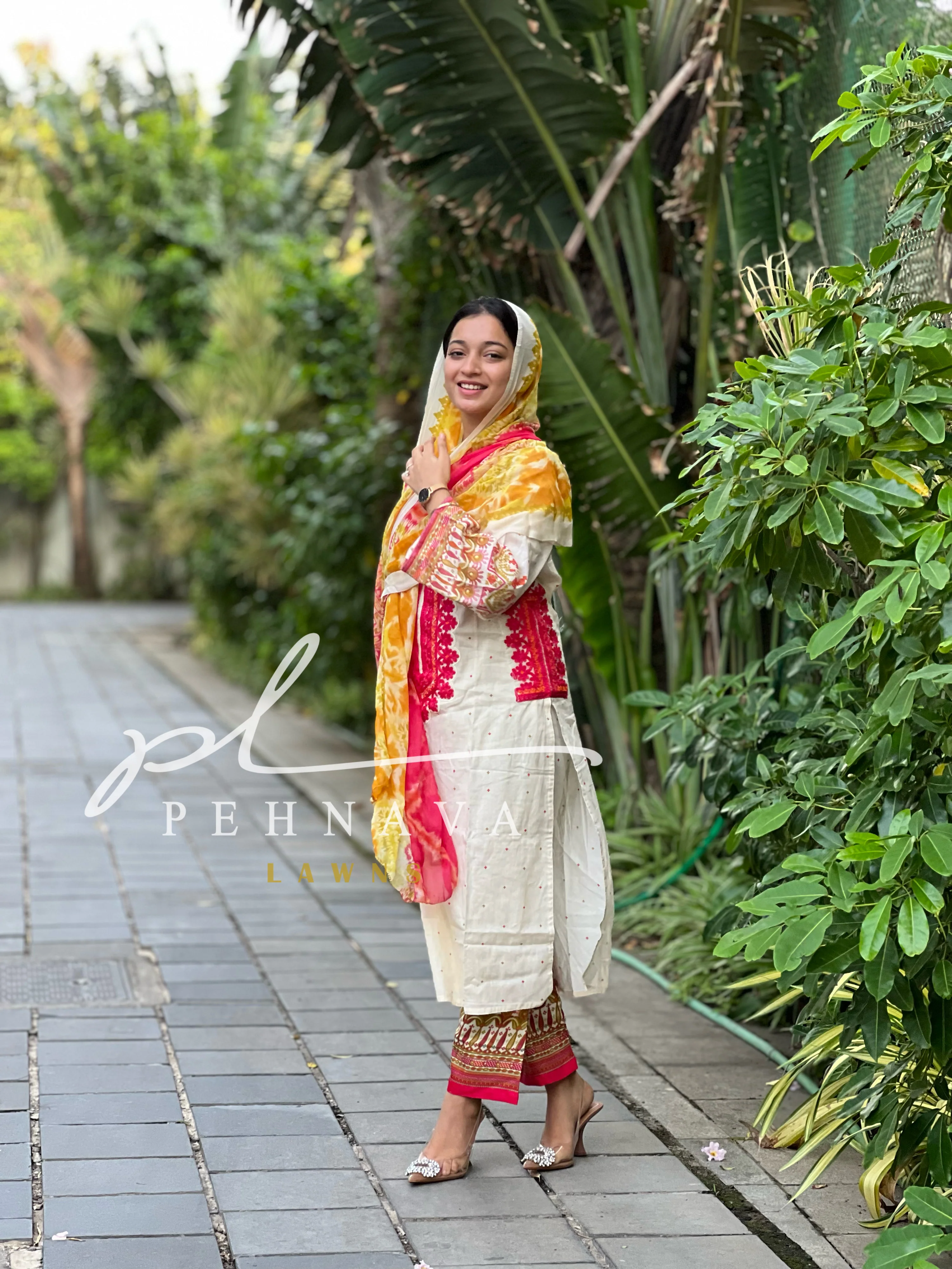Vibrant printed casual suit-3064 - Image 7